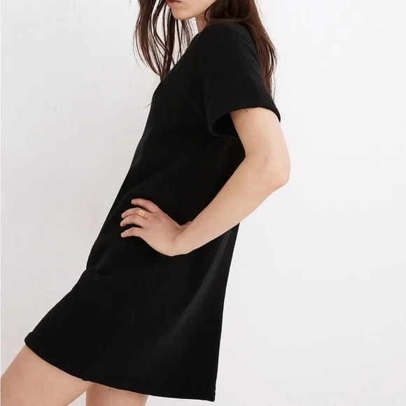New Madewell MWL Airyterry Sweatshirt Tee Dress - Picture 7 of 10